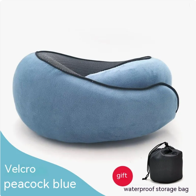 Memory Foam U-Shaped Neck Pillow – Cervical Support for Napping, Travel & Rest | Multiple Colors