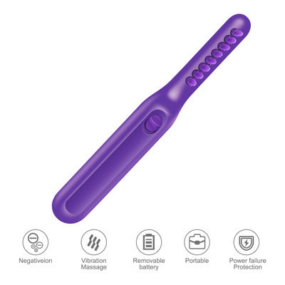 Electric Detangling Brush – Cordless Scalp Massage Hair Brush for Wet & Dry Hair | ABS | Purple