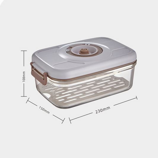 Vacuum Seal Food Storage Container – Transparent Airtight Box with Air Pump