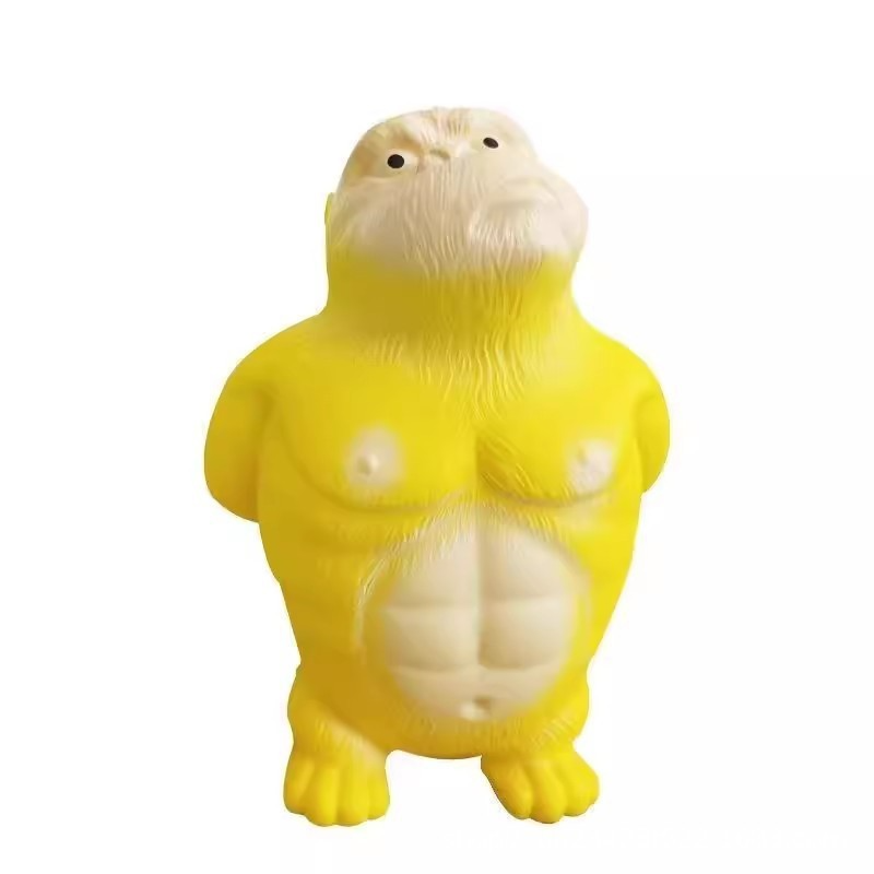 Squeezy Gorilla Stress Relief Toy – Slow Rebound PU Squishy Sensory Fidget Toy | Small & Large | Desk & On-the-Go