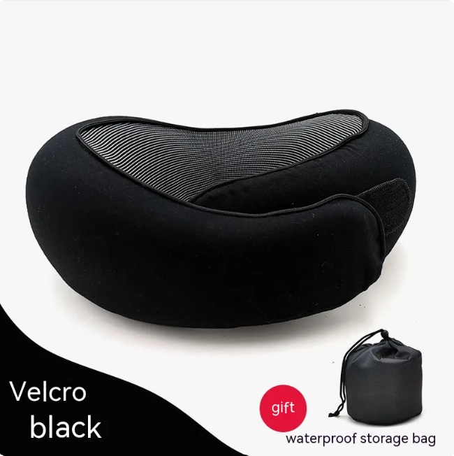Memory Foam U-Shaped Neck Pillow – Cervical Support for Napping, Travel & Rest | Multiple Colors