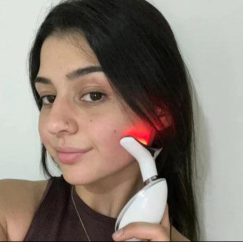 7-Color LED Microcurrent Facial Massager – Skin Firming, Jawline & Anti-Aging Face Device