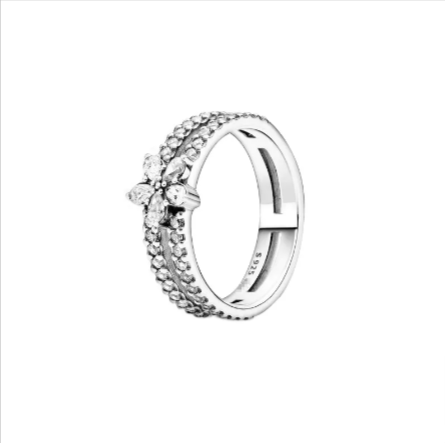 925 Sterling Silver Heart Ring – Korean Style Geometric Heart Ring for Women | 8 Styles & Multiple Sizes