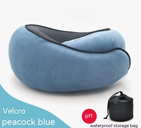 Memory Foam U-Shaped Neck Pillow – Cervical Support for Napping, Travel & Rest | Multiple Colors