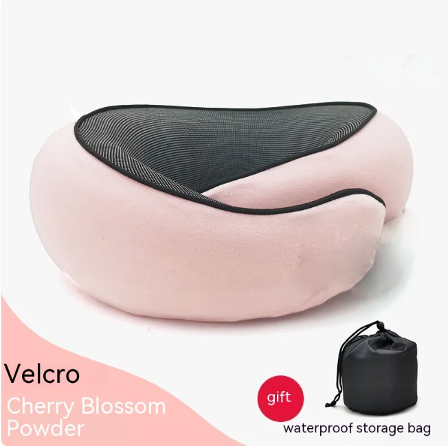 Memory Foam U-Shaped Neck Pillow – Cervical Support for Napping, Travel & Rest | Multiple Colors