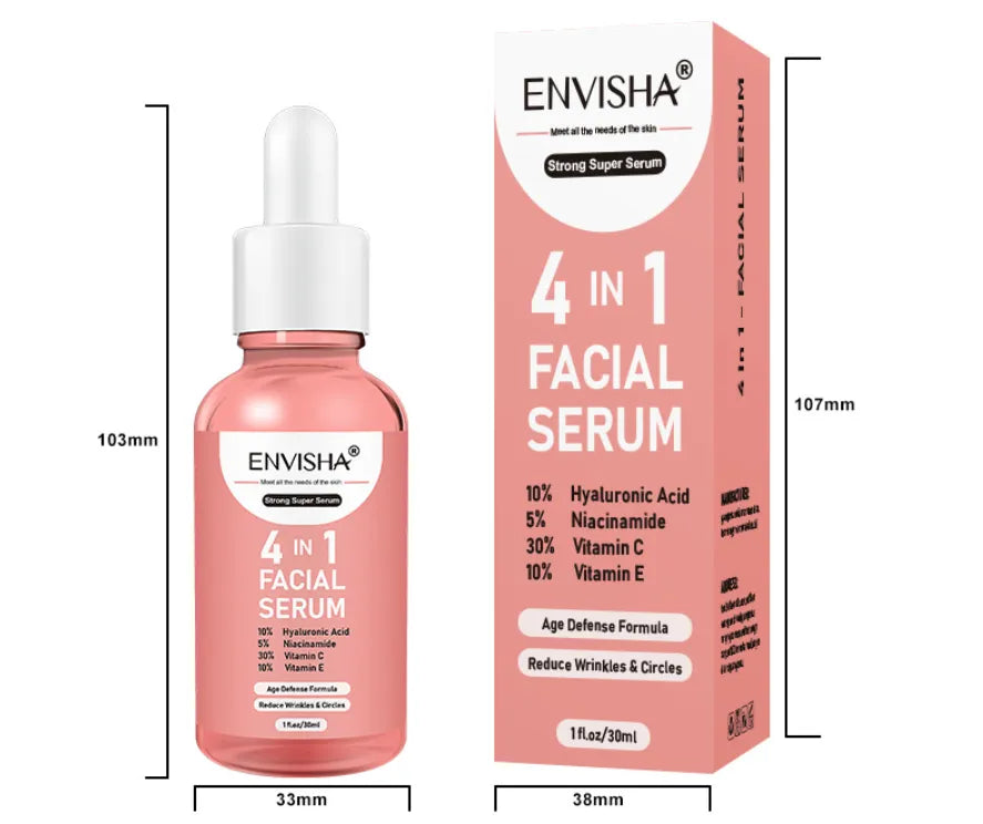 Squalane Anti-Aging Facial Serum – Hydrating, Brightening & Wrinkle-Reducing Essence (30ml)