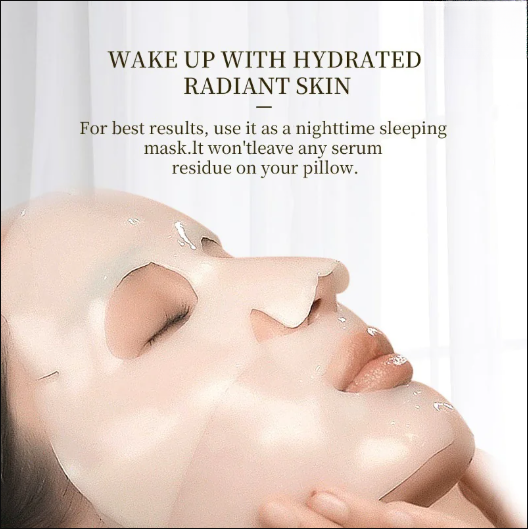 Bio-Collagen Real Deep Mask – Intense Hydration, Anti-Aging & Skin Firming Face Mask | 28ml | 4-Pack