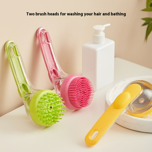 Scalp Massage Shampoo & Bath Brush – Long Handle Hair Washing Comb