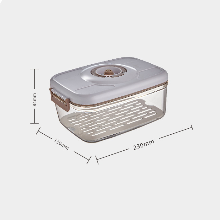 Vacuum Seal Food Storage Container – Transparent Airtight Box with Air Pump