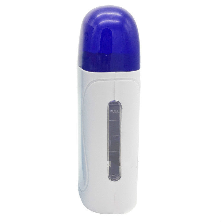 Portable Hair Removal Wax Machine – At-Home Depilatory Wax Kit with 100g Wax Strips | Pink & Blue | EU & US Plug