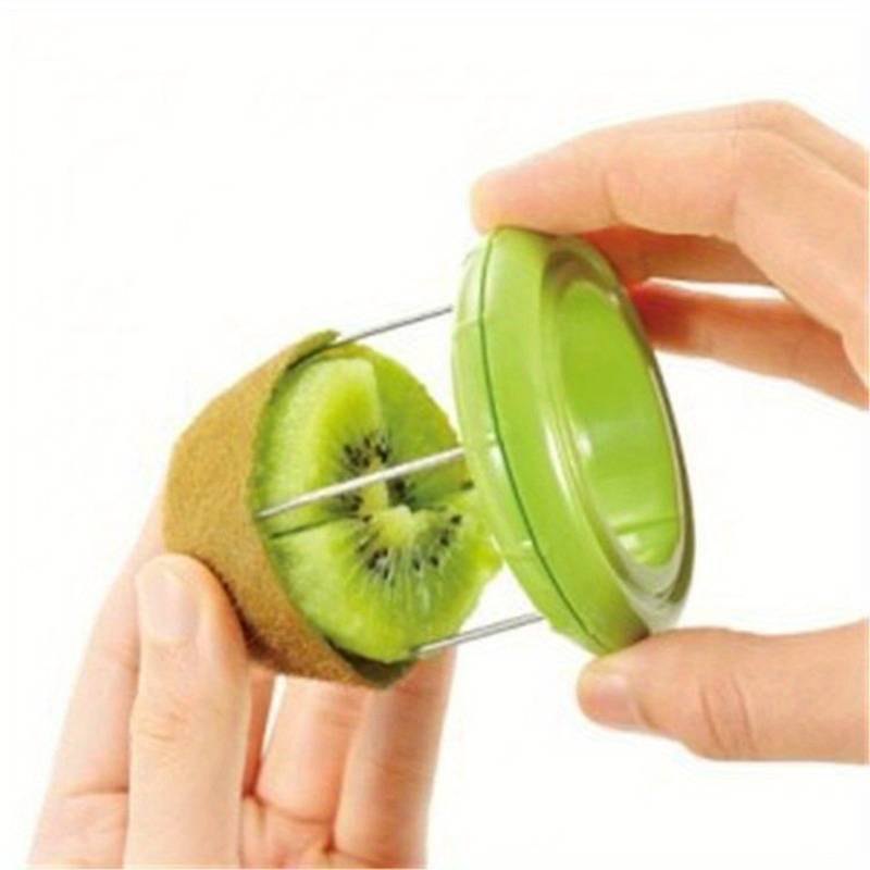 Kiwi Peeler & Splitter Tool – ABS & Stainless Steel Fruit Peeler for Easy, Mess-Free Prep (Green)