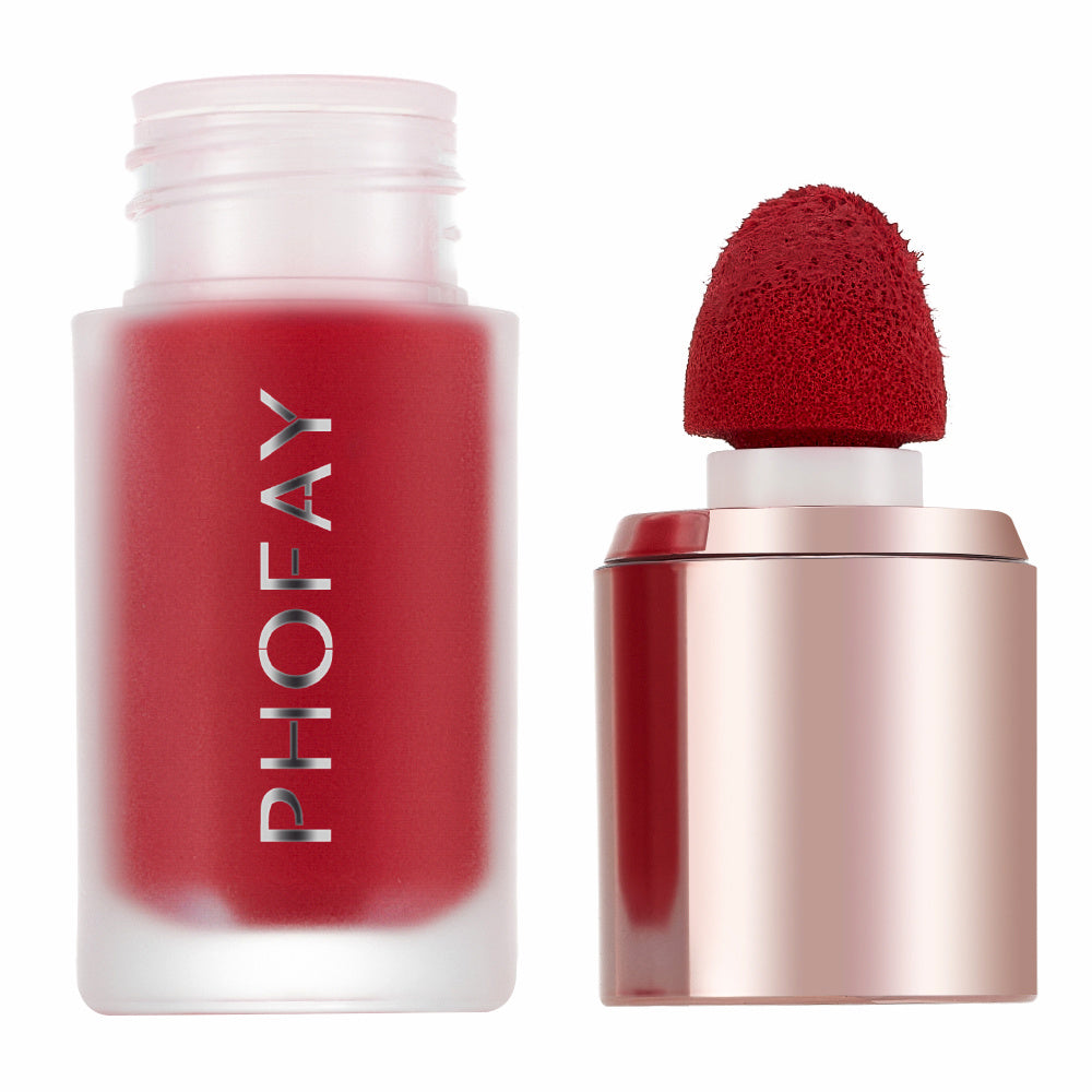 PHOFAY Mousse Liquid Blush – Matte, Long-Lasting & Non-Greasy Cheek Blush | 4.8ml | 6 Shades