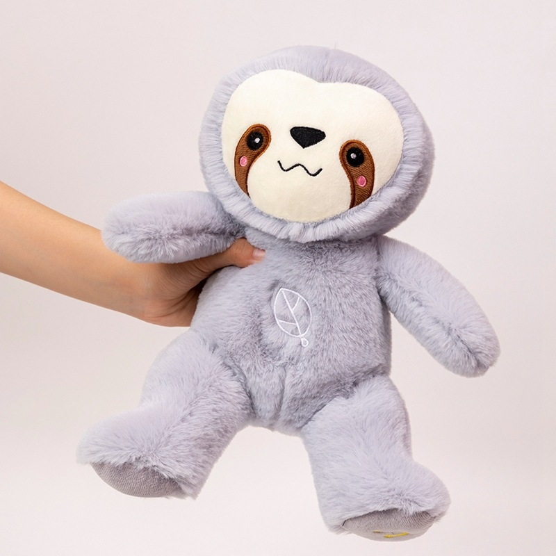 Luminous Breathing Plush Sloth Toy – Glowing Animated Stuffed Animal for Kids & Adults