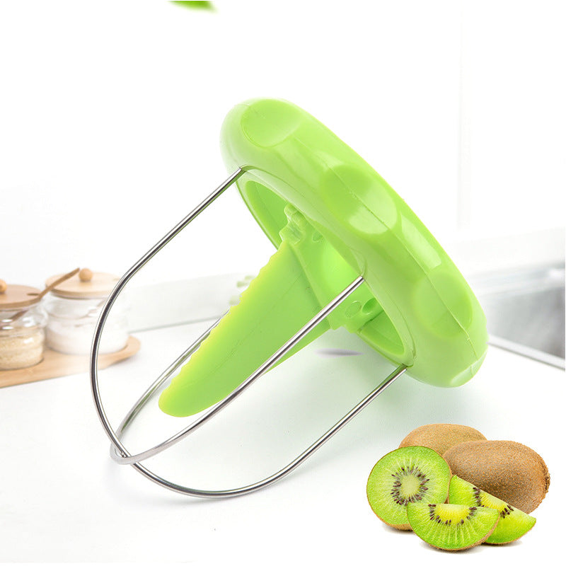 Kiwi Peeler & Splitter Tool – ABS & Stainless Steel Fruit Peeler for Easy, Mess-Free Prep (Green)