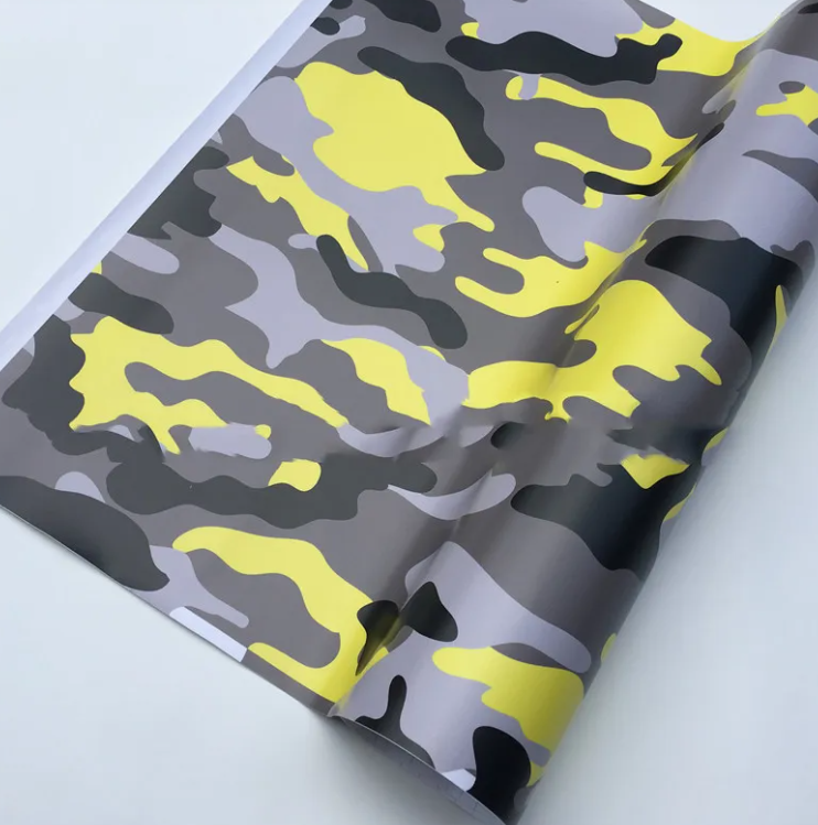 Camouflage Car Wrap Vinyl Film – Color Change Sticker in 5 Colors & 2 Sizes