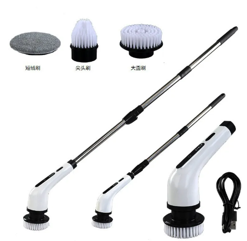 Rechargeable Electric Scrubbing Brush – Waterproof Multi-Surface Power Cleaner