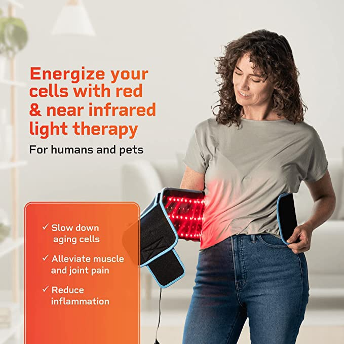 Infrared Therapy Waist Belt – Heat & Vibration Therapy for Back, Waist & Belly Pain Relief