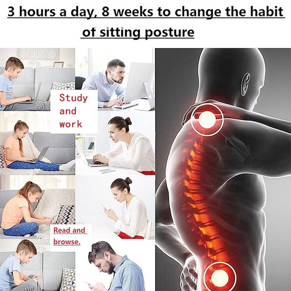Adjustable Posture Corrector & Lower Back Support Brace – For Men & Women