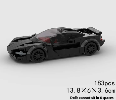 McLaren 765LT Small Particle Building Block Set – Mini Collectible Car Model | Creative STEM Toy for Kids & Collectors