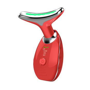 7-Color LED Microcurrent Facial Massager – Skin Firming, Jawline & Anti-Aging Face Device