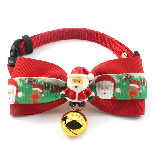 Halloween Cat Collar with Ribbon Bow – Festive Nylon Neck Strap for Cats | XS, S & M | Green, Pumpkin, Red & More
