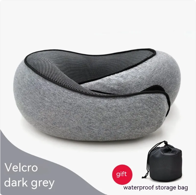 Memory Foam U-Shaped Neck Pillow – Cervical Support for Napping, Travel & Rest | Multiple Colors