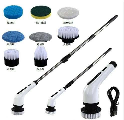 Rechargeable Electric Scrubbing Brush – Waterproof Multi-Surface Power Cleaner