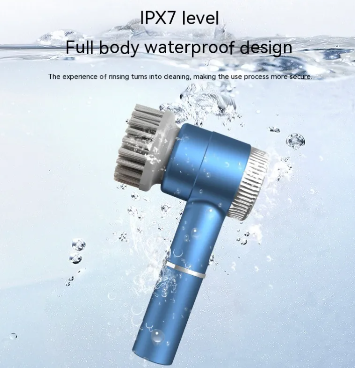 Electric Dish Scrubber Brush – Wireless Rechargeable Kitchen Cleaning Brush