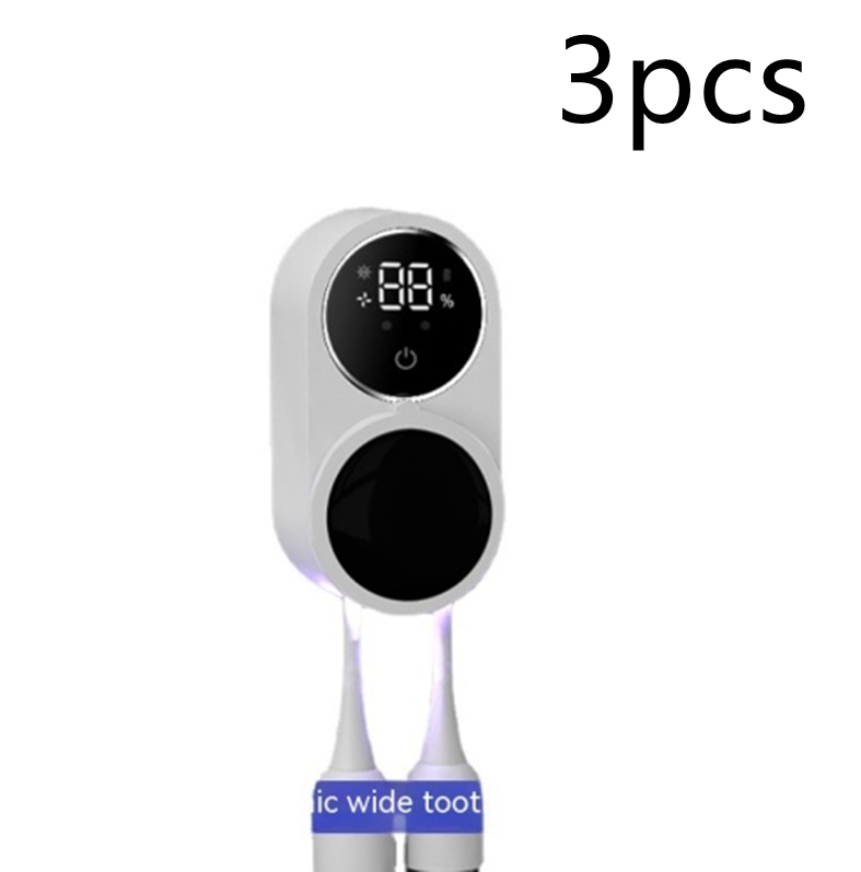 UV-C Toothbrush Sanitizer & Holder – Kills 99.9% of Bacteria with UV Light