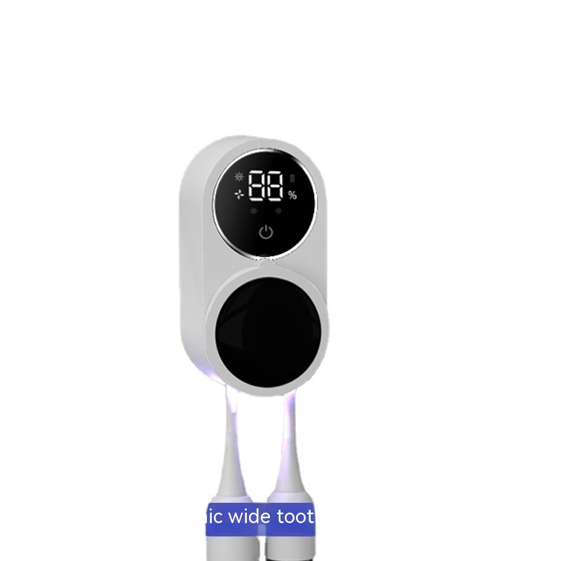 UV-C Toothbrush Sanitizer & Holder – Kills 99.9% of Bacteria with UV Light