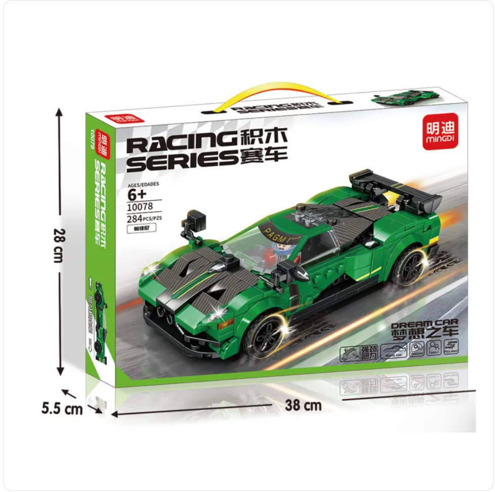 Alfa Romeo Mini Building Block Car Set – Small Particle Collectible Car Model | Creative Toy for Ages 15+ | 5 Colors