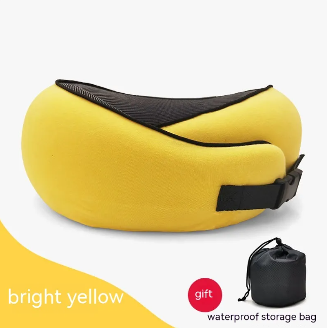 Memory Foam U-Shaped Neck Pillow – Cervical Support for Napping, Travel & Rest | Multiple Colors