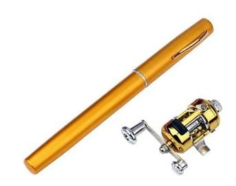 Mini Pocket Fishing Rod – Collapsible Aluminum Travel Fishing Rod, 95cm, 56g, 190m Line Capacity (5 Colors)